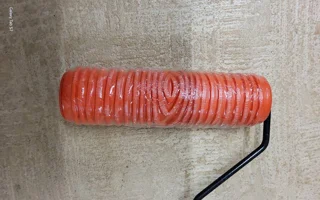 غلتک بافت هنری تزئینی - غلتک 18 سانتی  (طرح چوب)